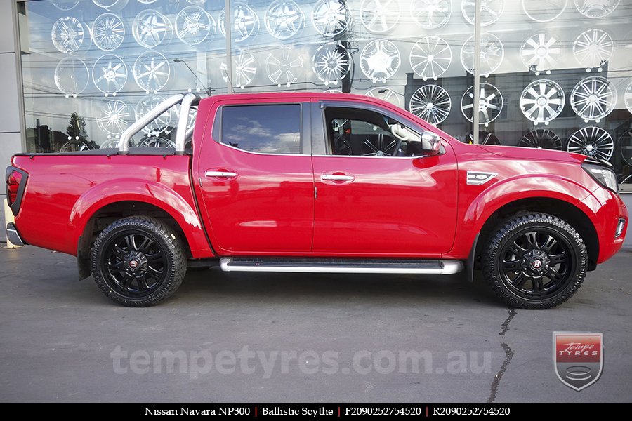 20x9.0 Ballistic Scythe on NISSAN NAVARA NP300