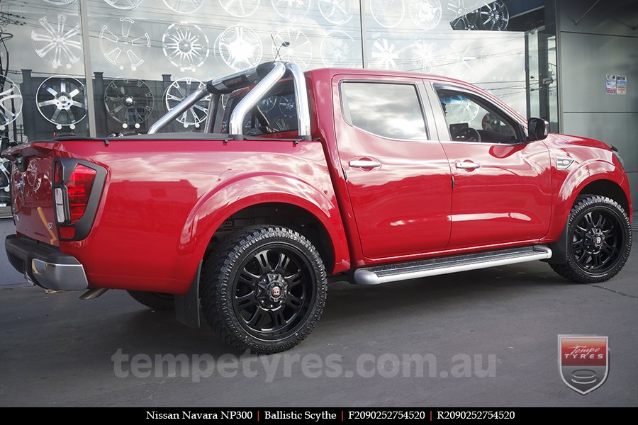 20x9.0 Ballistic Scythe on NISSAN NAVARA NP300