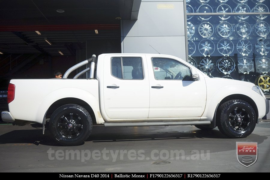 17x9.0 Ballistic Morax on NISSAN NAVARA D40