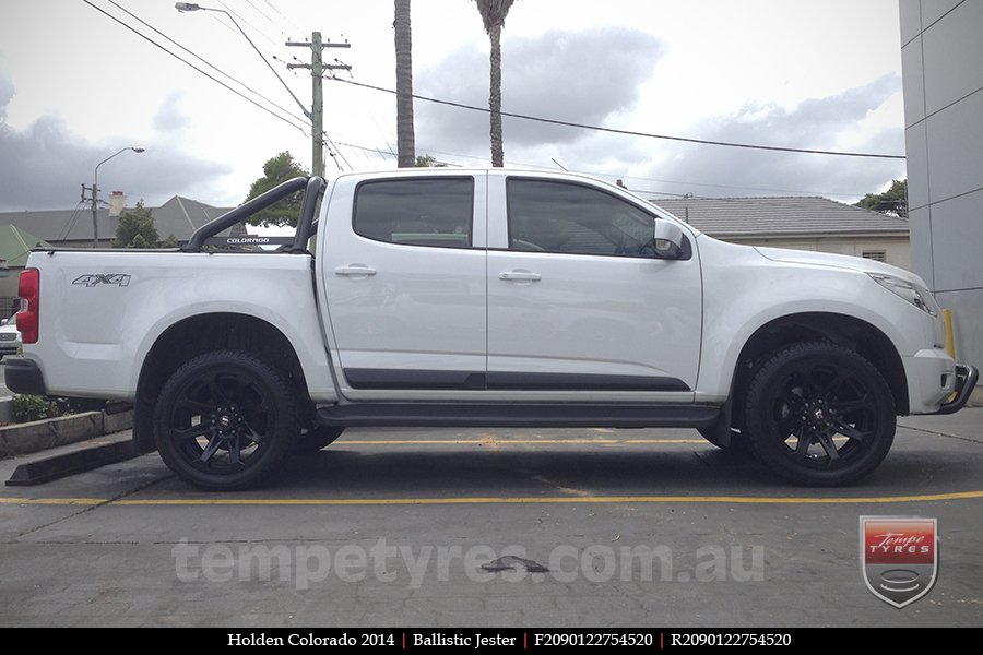 20x9.0 Ballistic Jester on HOLDEN COLORADO