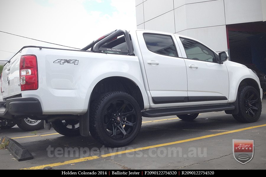 20x9.0 Ballistic Jester on HOLDEN COLORADO