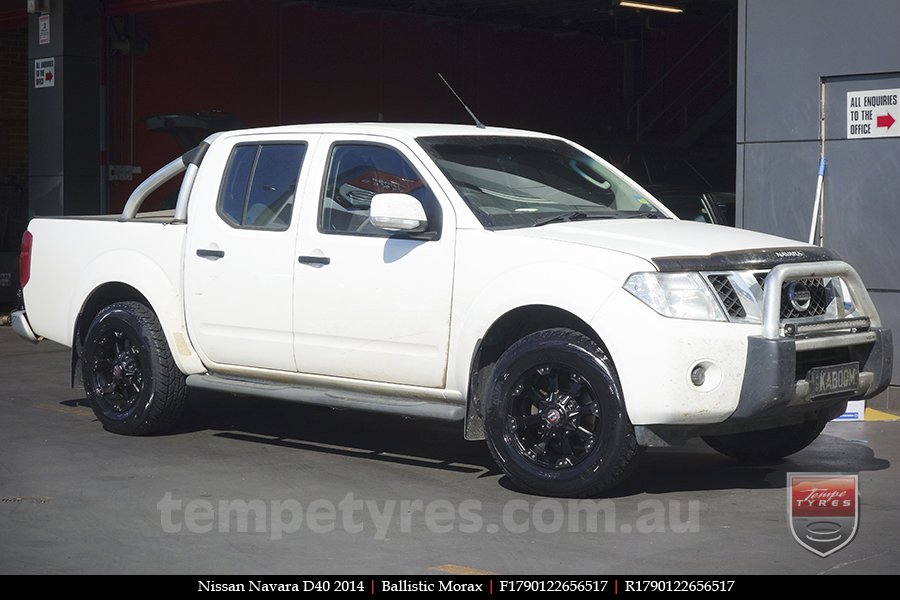 17x9.0 Ballistic Morax on NISSAN NAVARA D40