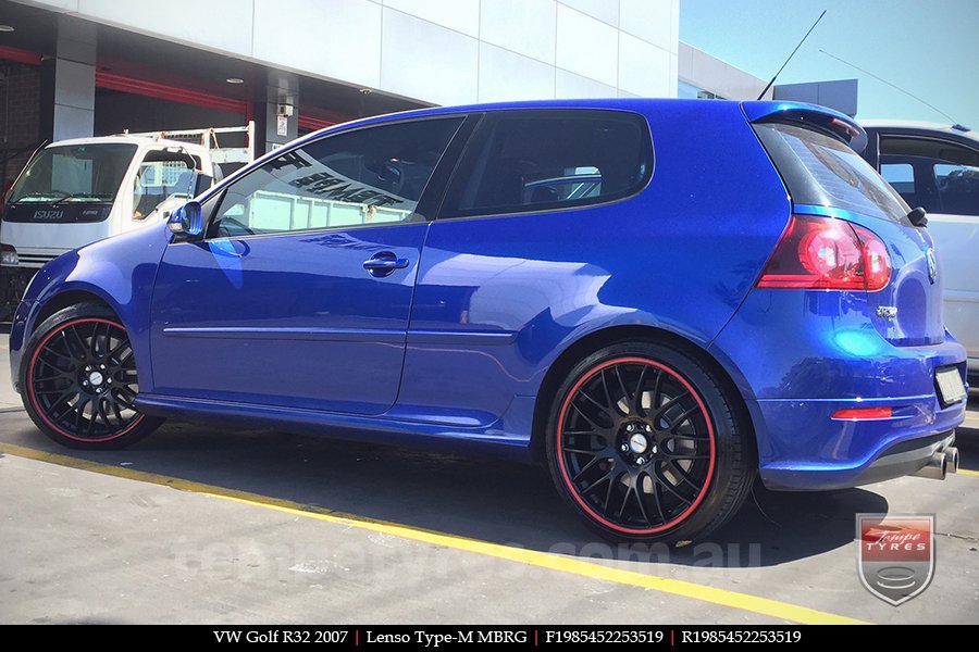 19x8.5 Lenso Type-M MBRG on VW GOLF