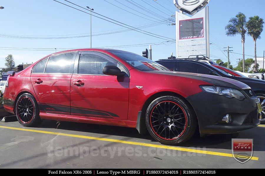 18x8.0 Lenso Type-M MBRG on FORD FALCON