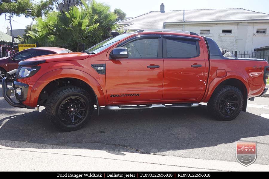 18x9.0 Ballistic Jester on FORD RANGER WILDTRAK