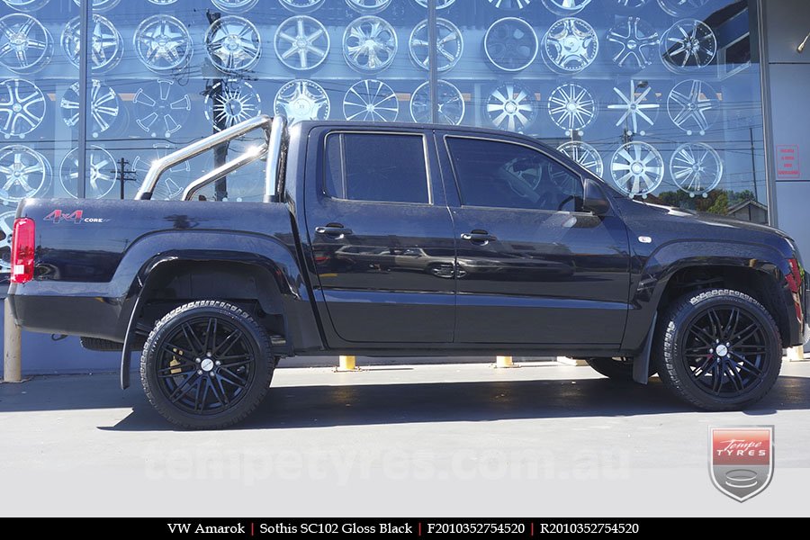 20x8.5 20x10 Sothis SC102 GB on VW AMAROK