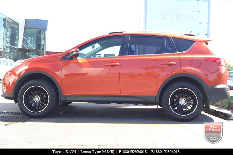 18x8.0 Lenso Type-M MBJ on TOYOTA RAV4