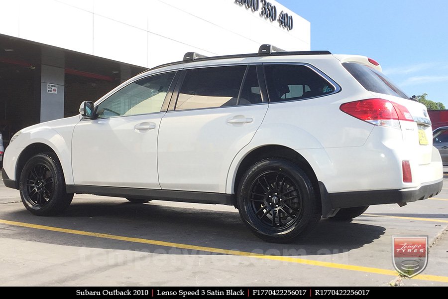 17x7.0 Lenso Speed 3 SP3 on SUBARU OUTBACK