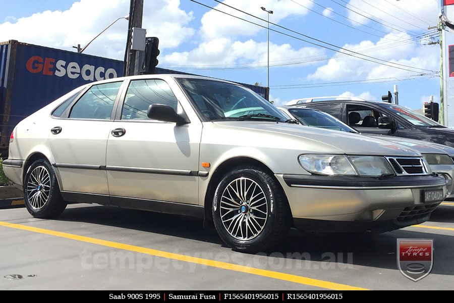 15x6.5 Samurai Fusa on SAAB 900