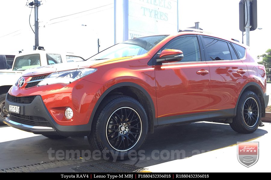 18x8.0 Lenso Type-M MBJ on TOYOTA RAV4