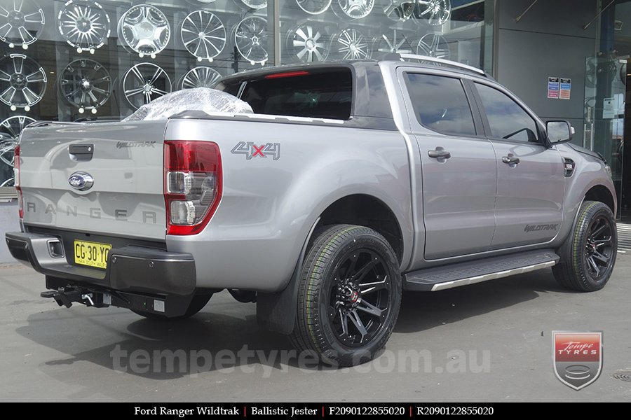 20x9.0 Ballistic Jester on FORD RANGER WILDTRAK