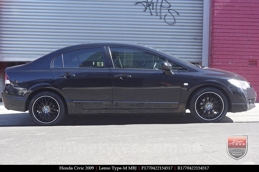 17x7.0 Lenso Type-M - MBJ on HONDA CIVIC