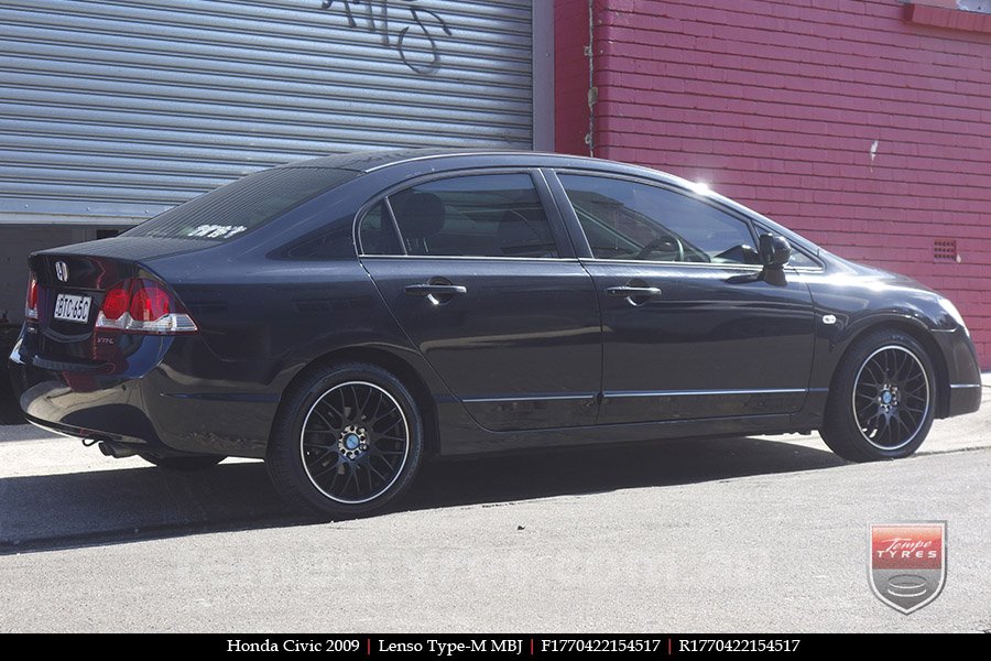 17x7.0 Lenso Type-M - MBJ on HONDA CIVIC