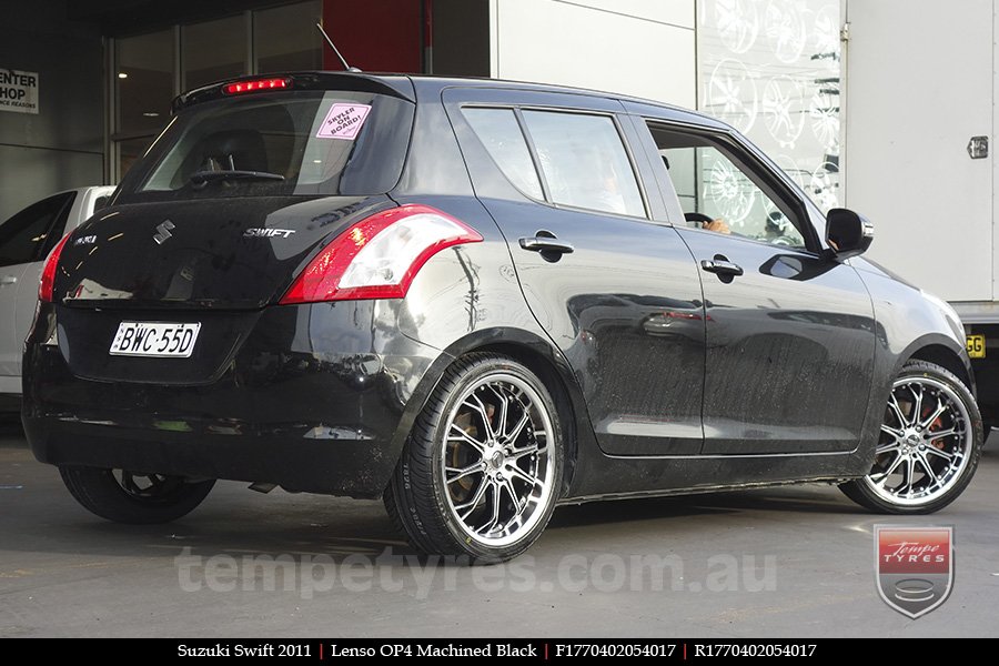 17x7.0 Lenso OP4 on SUZUKI SWIFT