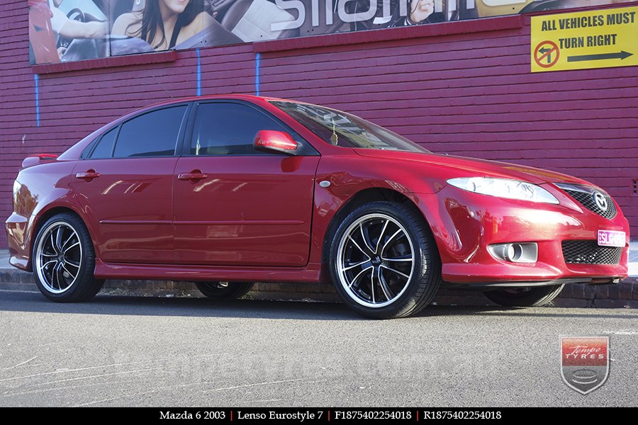 18x7.5 Lenso Eurostyle 7 ES7 on MAZDA 6