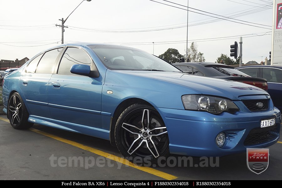 18x8.0 18x9.0 Lenso Conquista 4 CQ4 on FORD FALCON 