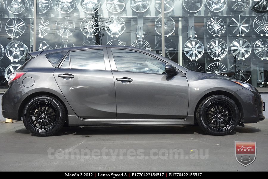 17x7.0 Lenso Speed 3 SP3 on MAZDA 3