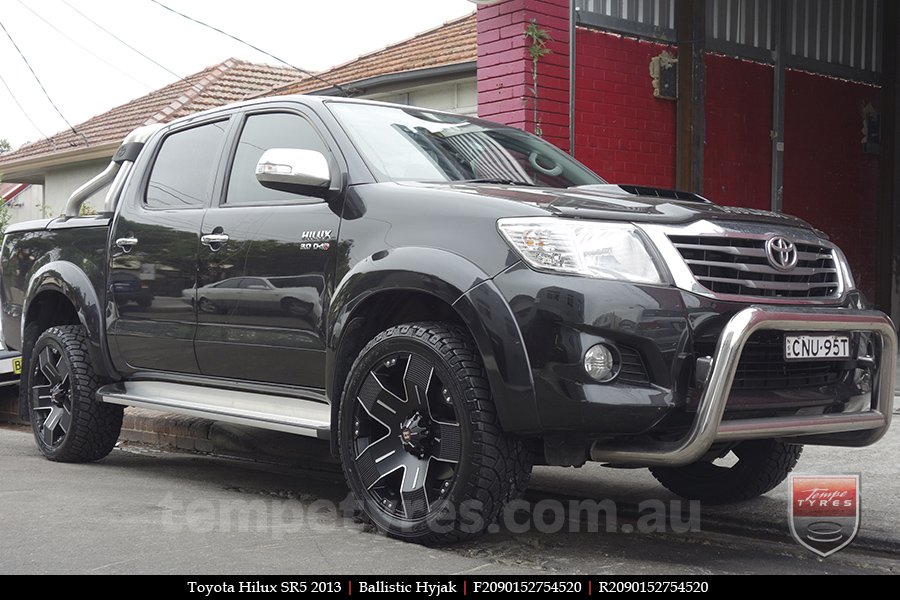 20x9.0 Ballistic Hyjak on TOYOTA HILUX SR5