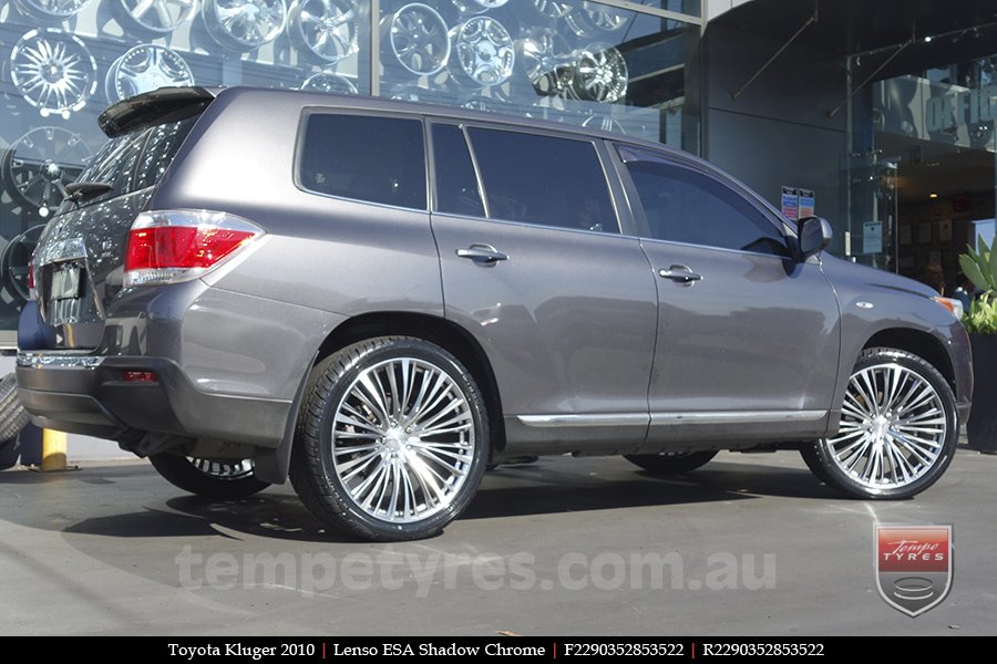 22x9.0 Lenso ESA on TOYOTA KLUGER