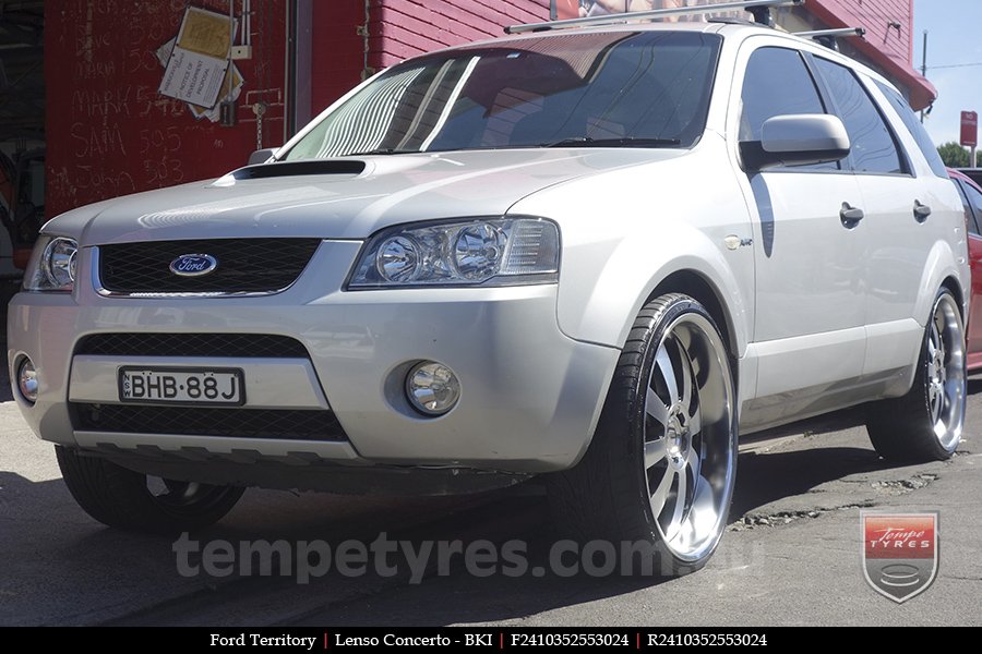 24x10 Lenso Concerto - BKI on FORD TERRITORY