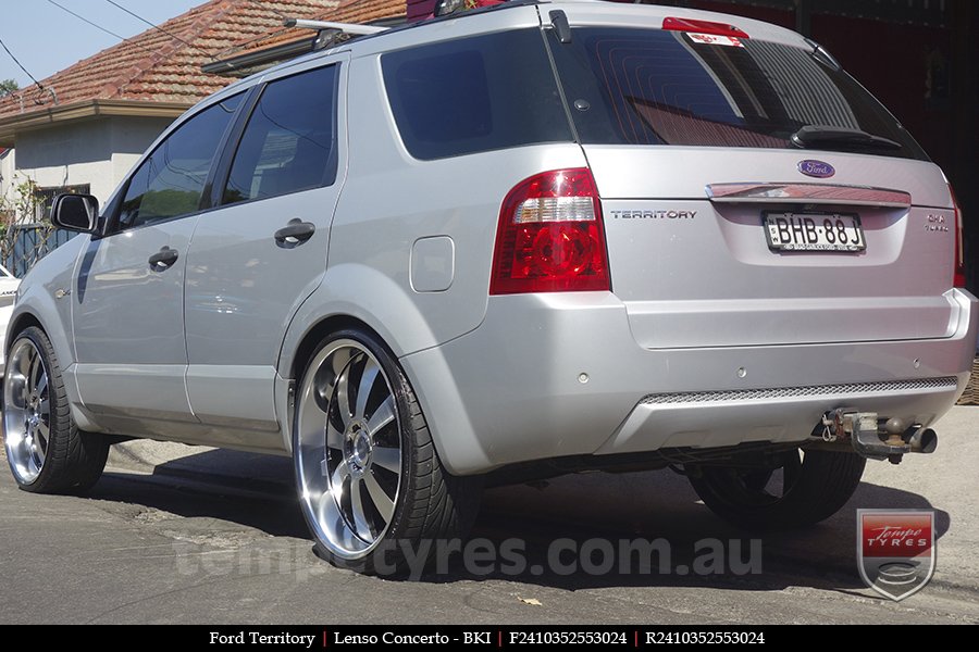 24x10 Lenso Concerto - BKI on FORD TERRITORY