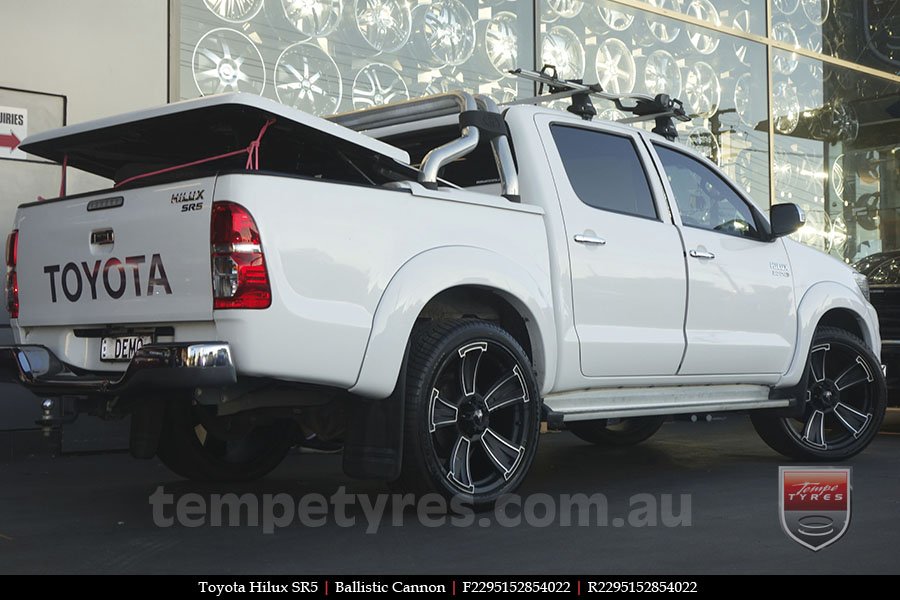 22x9.5 Ballistic Cannon on TOYOTA HILUX