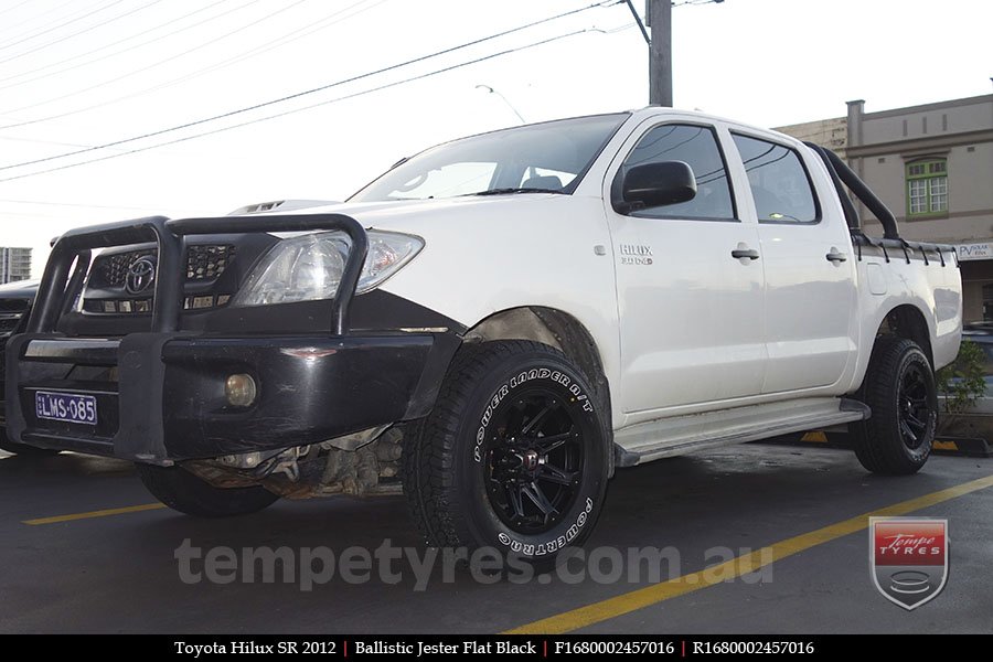 16x8.0 Ballistic Jester on TOYOTA HILUX