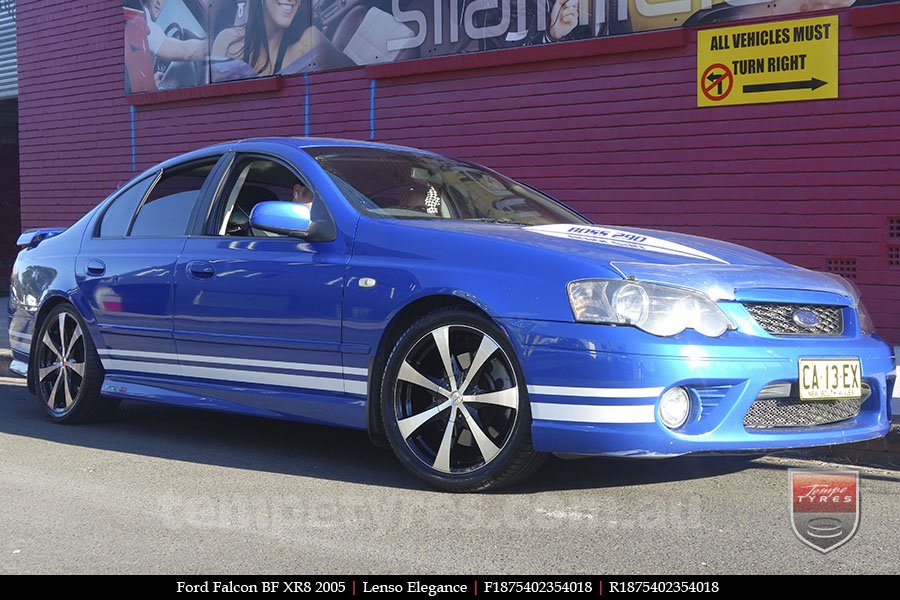 18x7.5 Lenso Elegance on FORD FALCON 