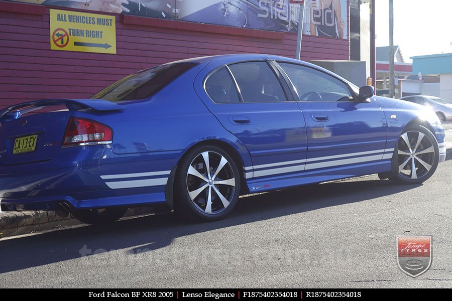 18x7.5 Lenso Elegance on FORD FALCON 