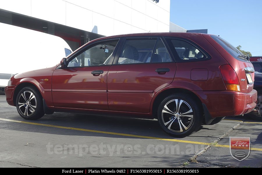 15x6.5 Platin Wheels 0482 on FORD LASER