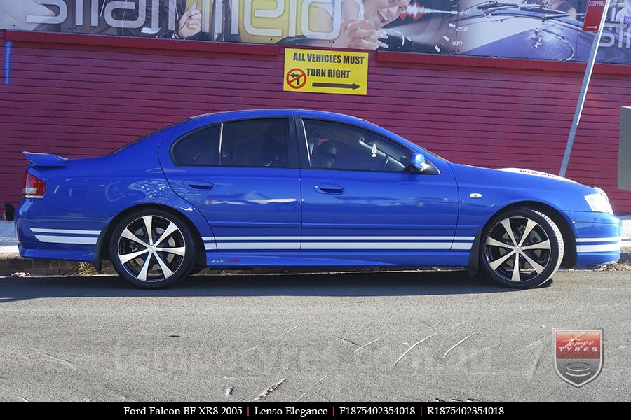 18x7.5 Lenso Elegance on FORD FALCON 