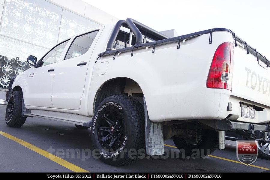 16x8.0 Ballistic Jester on TOYOTA HILUX