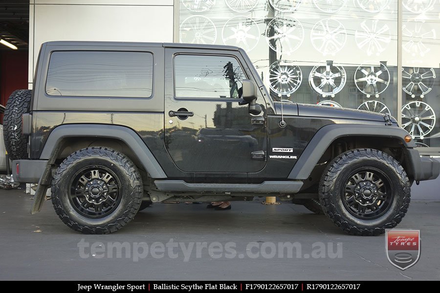 17x9.0 Ballistic Scythe on JEEP WRANGLER