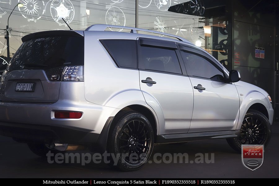 18x8.0 18x9.0 Lenso Conquista 5 SB CQ5 on MITSUBISHI OUTLANDER