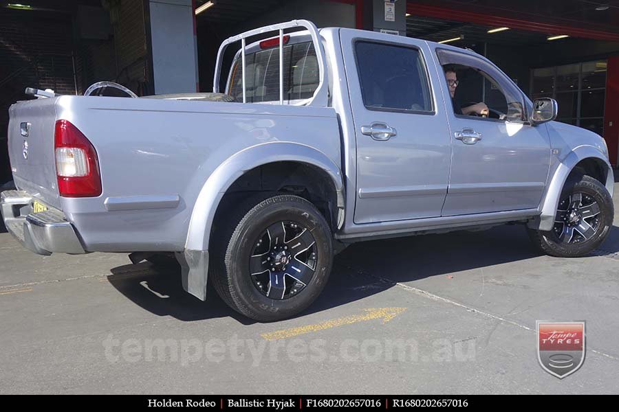 16x8.0 Ballistic Hyjak on HOLDEN RODEO