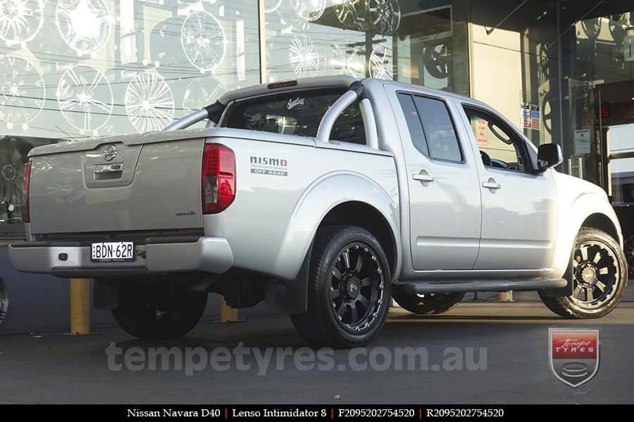 20x9.5 Lenso Intimidator 8 IM8 on NISSAN NAVARA D40 