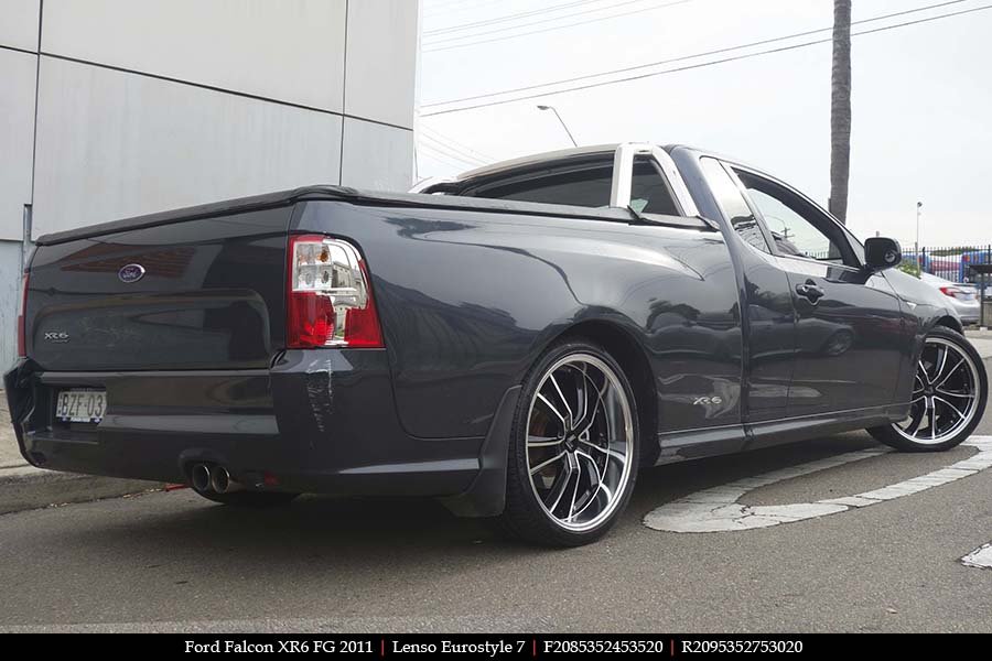 20x8.5 20x9.5 Lenso Eurostyle 7 ES7 on FORD FALCON