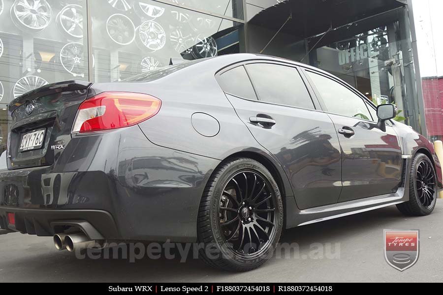 18x8.0 Lenso Speed 2 SP2 on SUBARU WRX