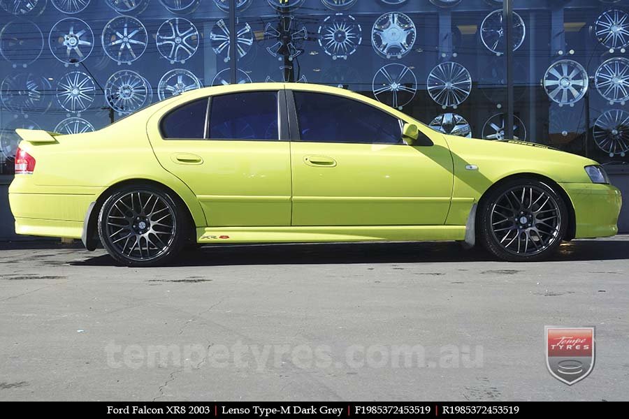 19x8.5 Lenso Type-M DG on FORD FALCON