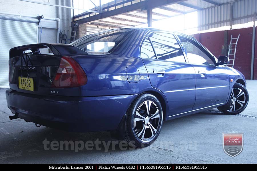 15x6.5 Platin Wheels 0482 on MITSUBISHI LANCER