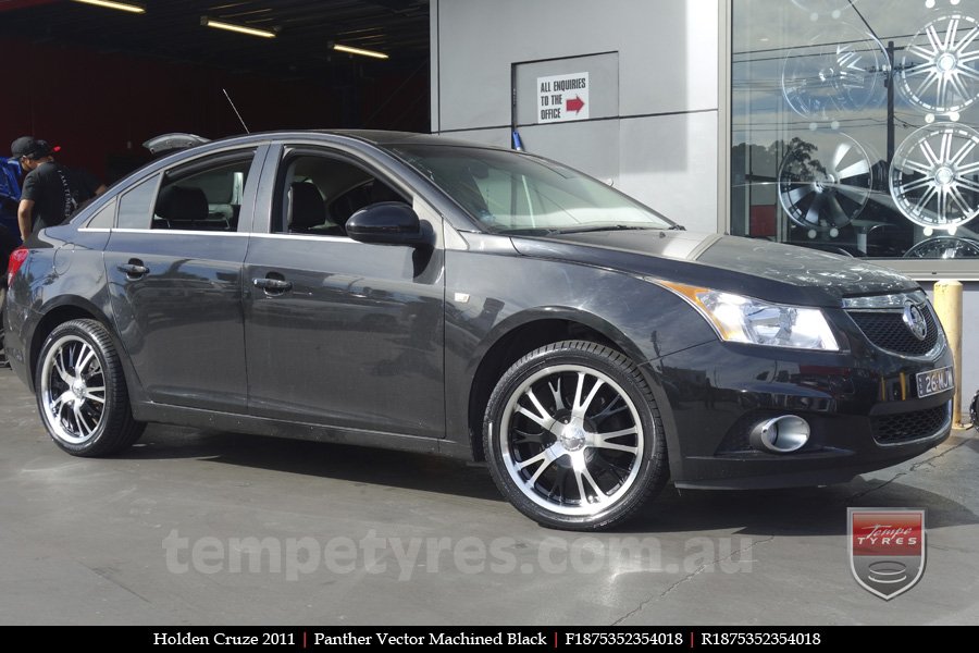 18x7.5 Panther Vector on HOLDEN CRUZE