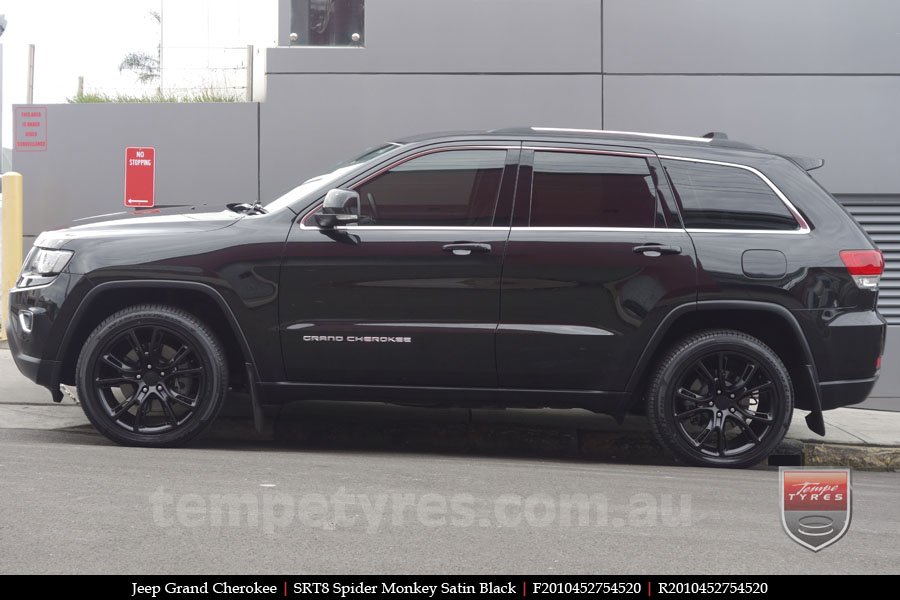 20x10 SRT8 Spider Monkey SB on JEEP GRAND CHEROKEE