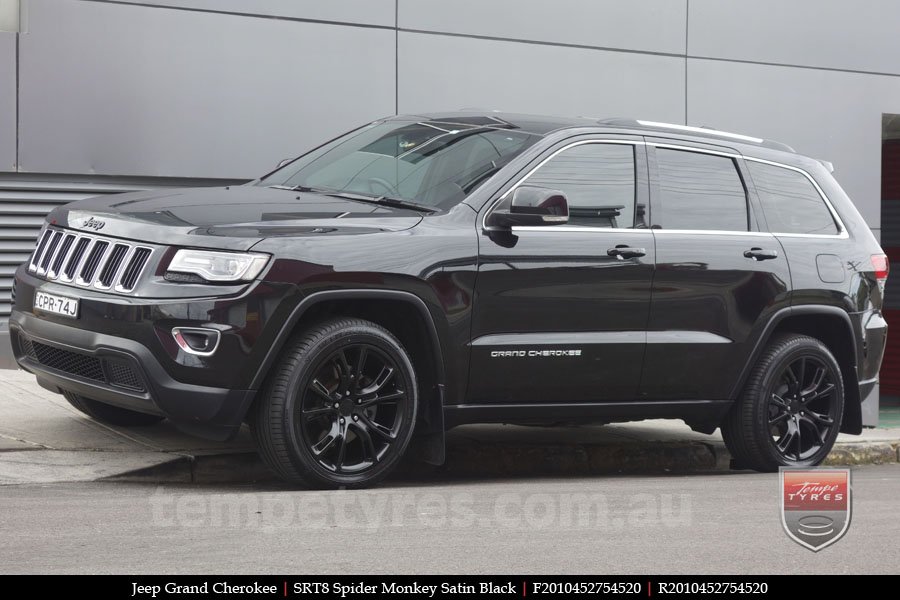 20x10 SRT8 Spider Monkey SB on JEEP GRAND CHEROKEE