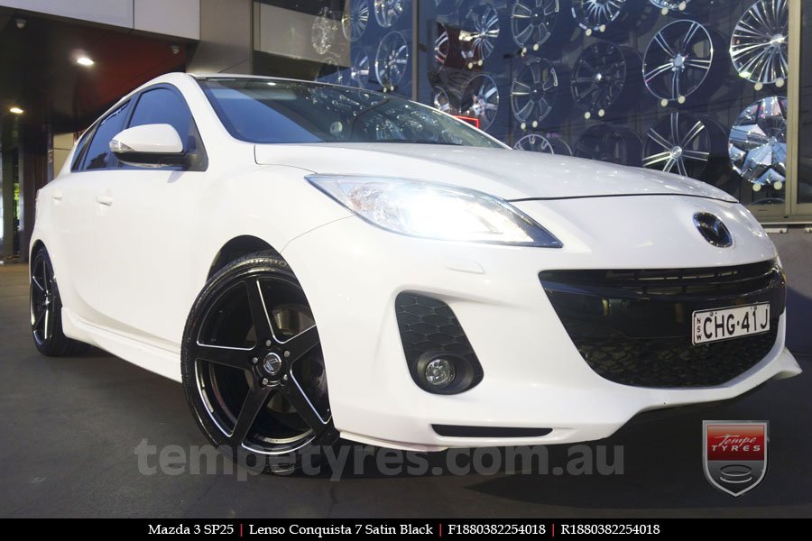 18x8.0 18x9.0 Lenso Conquista 7 MKS CQ7 on MAZDA 3