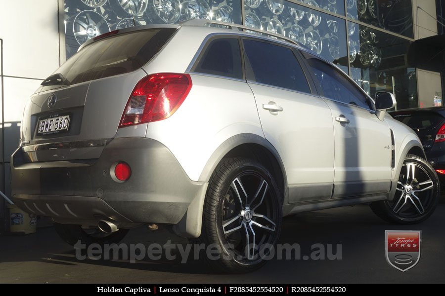 19x8.5 19x9.5 Lenso Conquista 4 MBF CQ4 on HOLDEN CAPTIVA