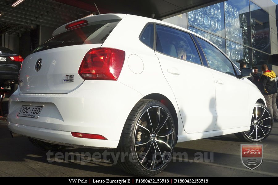 18x8.0 Lenso Eurostyle E ESE on VW POLO