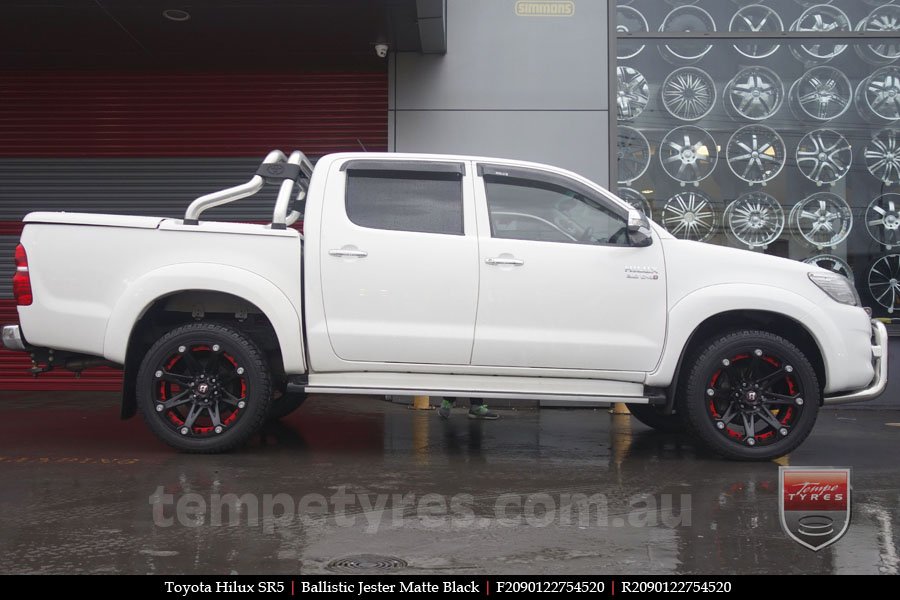 20x9.0 Ballistic Jester on TOYOTA HILUX SR5 