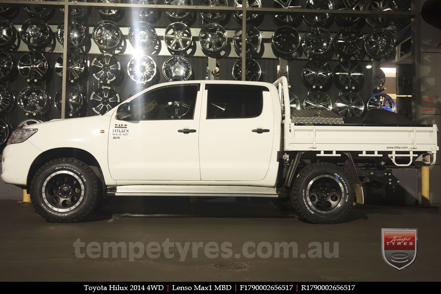 17x9.0 Lenso Max1 MBD on TOYOTA HILUX