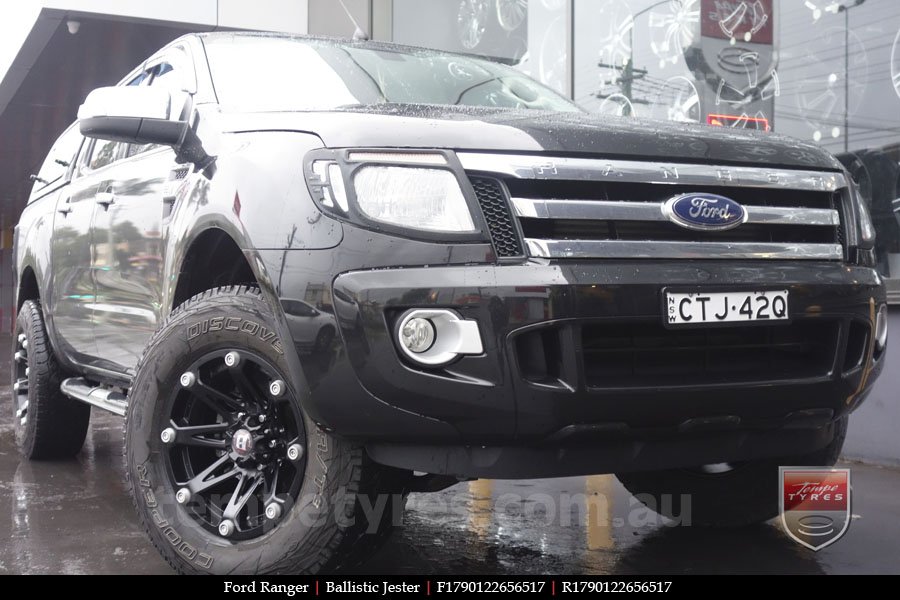 17x9.0 Ballistic Jester on FORD RANGER