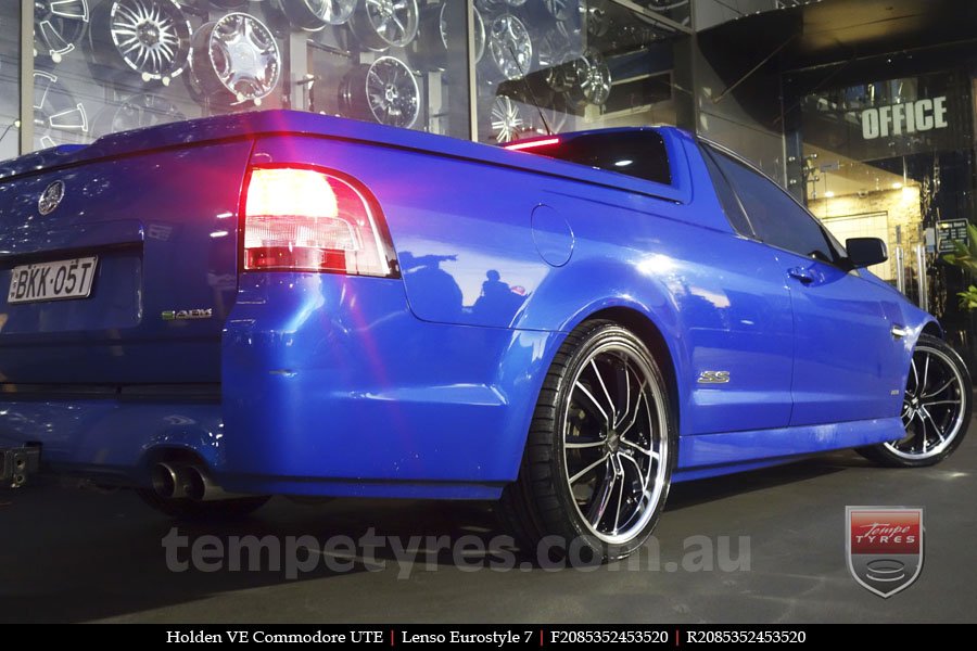 20x8.5 20x9.5 Lenso Eurostyle 7 ES7 on HOLDEN COMMODORE VE